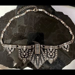 Luxe Marcasite Statement Necklace